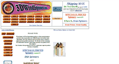 Desktop Screenshot of 3dwindspinners.com